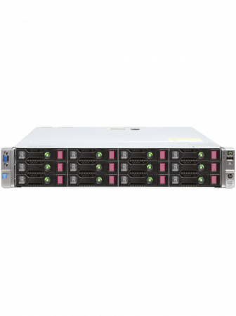 Сервер HP DL380p Gen8, 2 процессора 10C E5-2680v2, 128GB DDR3, 8LFF