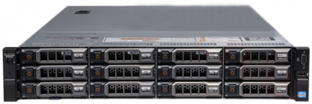 Сервер Dell R720XD, 2 процессора 10C E5-2680v2 2.80GHz, 64GB DDR3, 12LFF