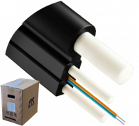Кабель оптический FTTH DROP диэлектрический 1 волокно G657 KAB.F8.701 в коробке