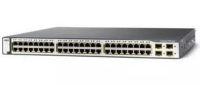 Коммутатор Cisco WS-C3750-48PS-S (48 портов 10/100Base-T PoE, 4 порта 1Гб SFP)