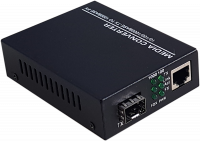 Медиаконвертер FT-1000-SFP 10/100/1000Base-TX без SFP модуля с блоком питания