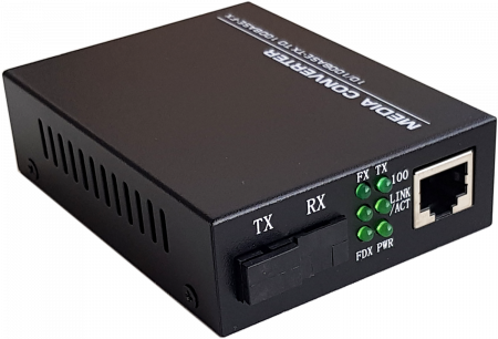 Медиаконвертер FT-120A WDM 10/100Base-TX/100Base-FX, TX 1310 нм /RX 1550 нм, SC, 20 км