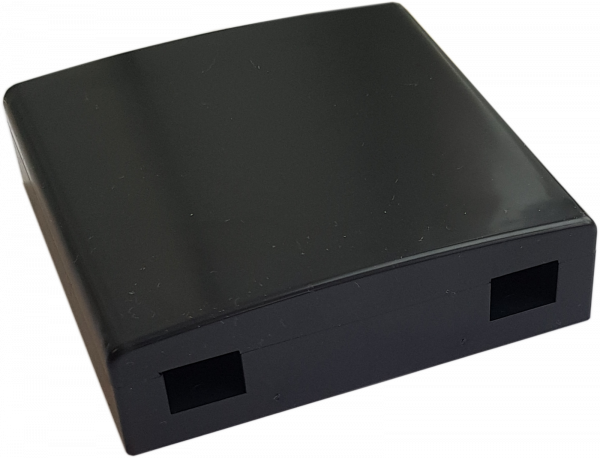 Розетка оптическая абонентская FTTH черная