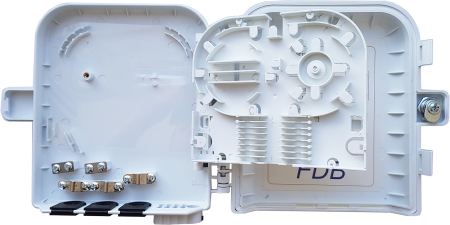 Предназначена для быстрого и удобного подключения до 8 абонентов в PON сетях. Содержит сплайс-кассету для установки оптического делителя и весь необходимый крепеж. 