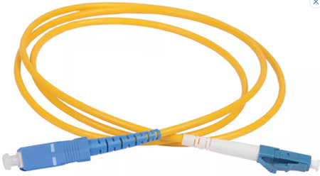 Патч-корд оптический SC/UPC - LC/UPC  1,5м, 3мм. 