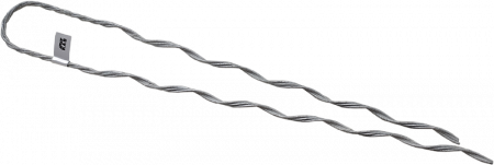 Зажим спиральный натяжной НСО d=3,8-4,3мм, 2 кН для круглого самонесущего кабеля.