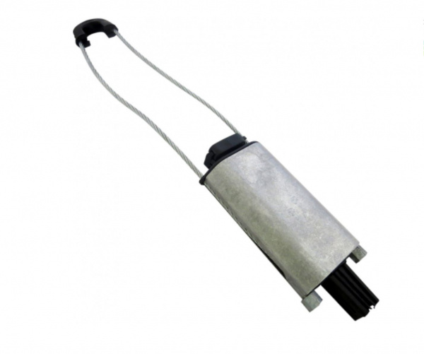 Зажим анкерный натяжной PA-1500 для самонесущего дроп кабеля диаметром 12-14мм. Минимальная разрушающая нагрузка 15кН.