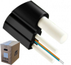 Кабель оптический FTTH DROP диэлектрический 1 волокно G657 KAB.F8.701 в коробке