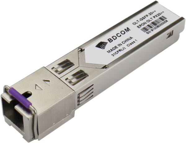Оптический модуль GEPON BDCOM OLT-GSFP-20++, дальность до 20км (35dB), Tx/Rx: 1490/1310нм	