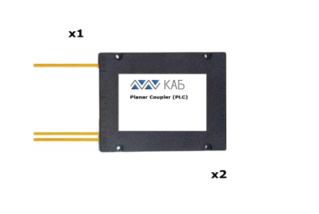 Делитель оптический корпусный PLC 1x2 BOX 3mm 1м G657
