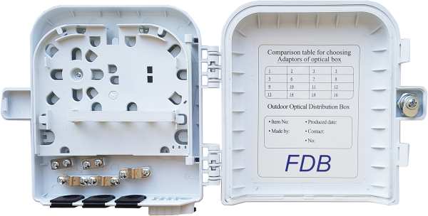Предназначена для быстрого и удобного подключения до 8 абонентов в PON сетях. Содержит сплайс-кассету для установки оптического делителя и весь необходимый крепеж. 