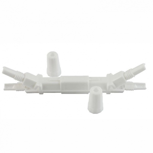 Мини-муфта для защиты места сварки FTTH кабеля, белая. Для использования внутри помещений.