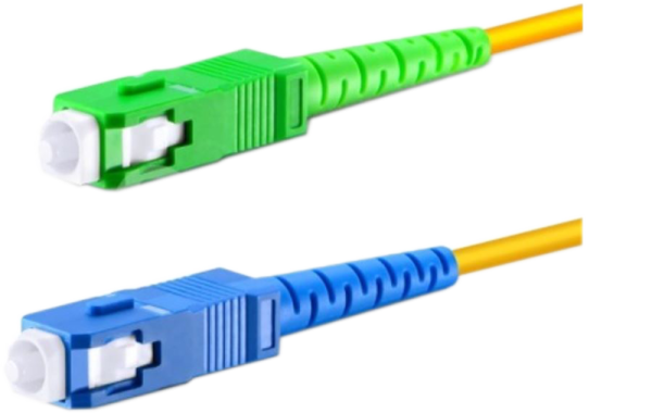 Патч-корд оптический SC/UPC - SC/APC  0,5м, 3мм. 