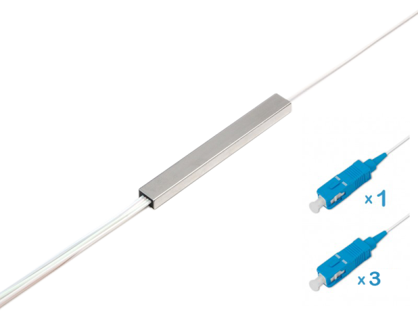 Делитель оптический планарный 1x3.SC/UPC 1м.