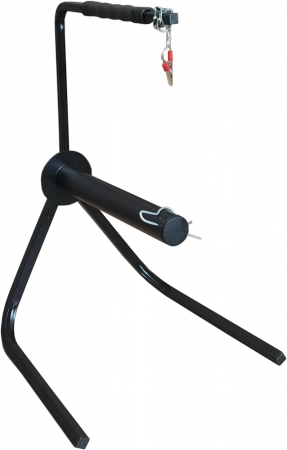 Устройство для переноски и отмотки кабеля для барабанов c оптическим кабелем диаметром до 45см и весом до 40кг.