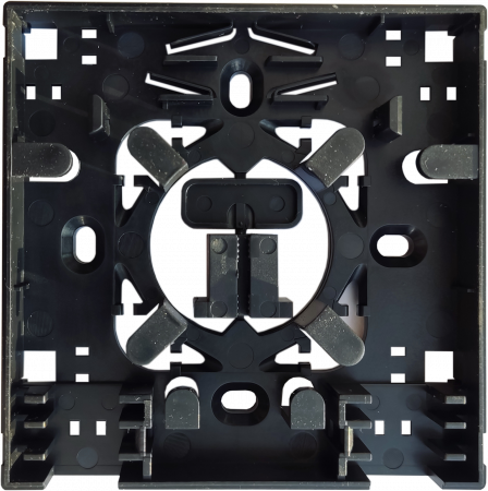 Уникальная абонентская оптическая розетка черного цвета
