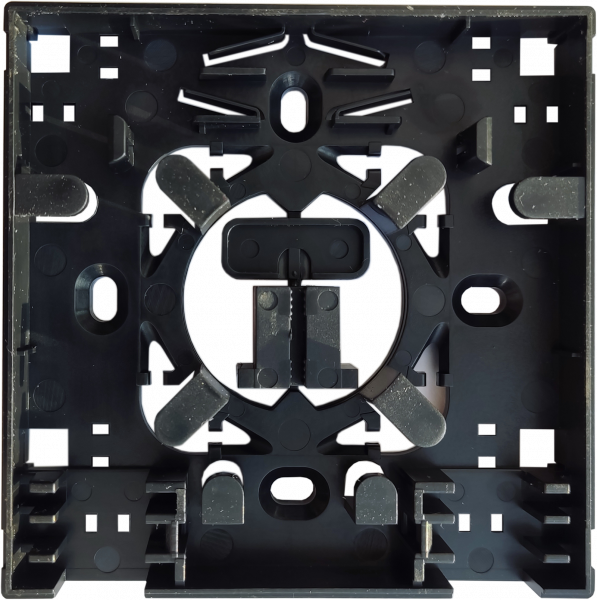 Уникальная абонентская оптическая розетка черного цвета