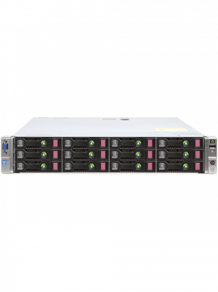 HP DL380p Gen8
2 x 10C E5-2680v2
128GB DDR3, 12LFF