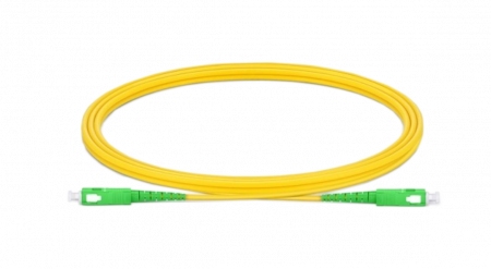 Патчкорд оптический SC/APC, буфер 3мм, волокно G652.D, длина 2 метра Патчкорд оптический SC/APC, буфер 3мм, волокно G652.D, длина 2 метра