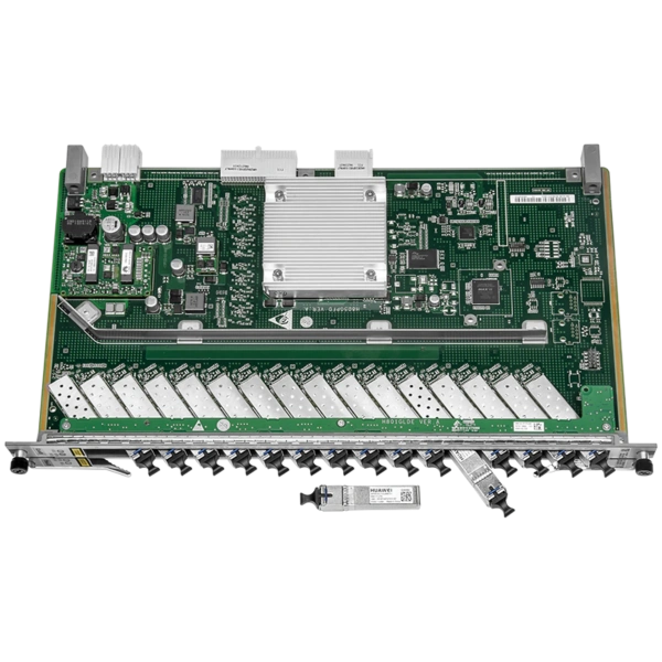 Модульная карта GPFD+ для установки в шасси Huawei MA56016 портов GPON, в комплекте модули GPON  С++