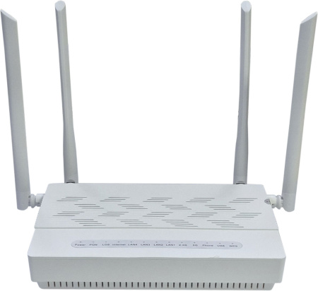 Абонентский терминал ONU xPON, 4 порта 10/100/1000Base-T, 1 порт POTS, WiFi 6